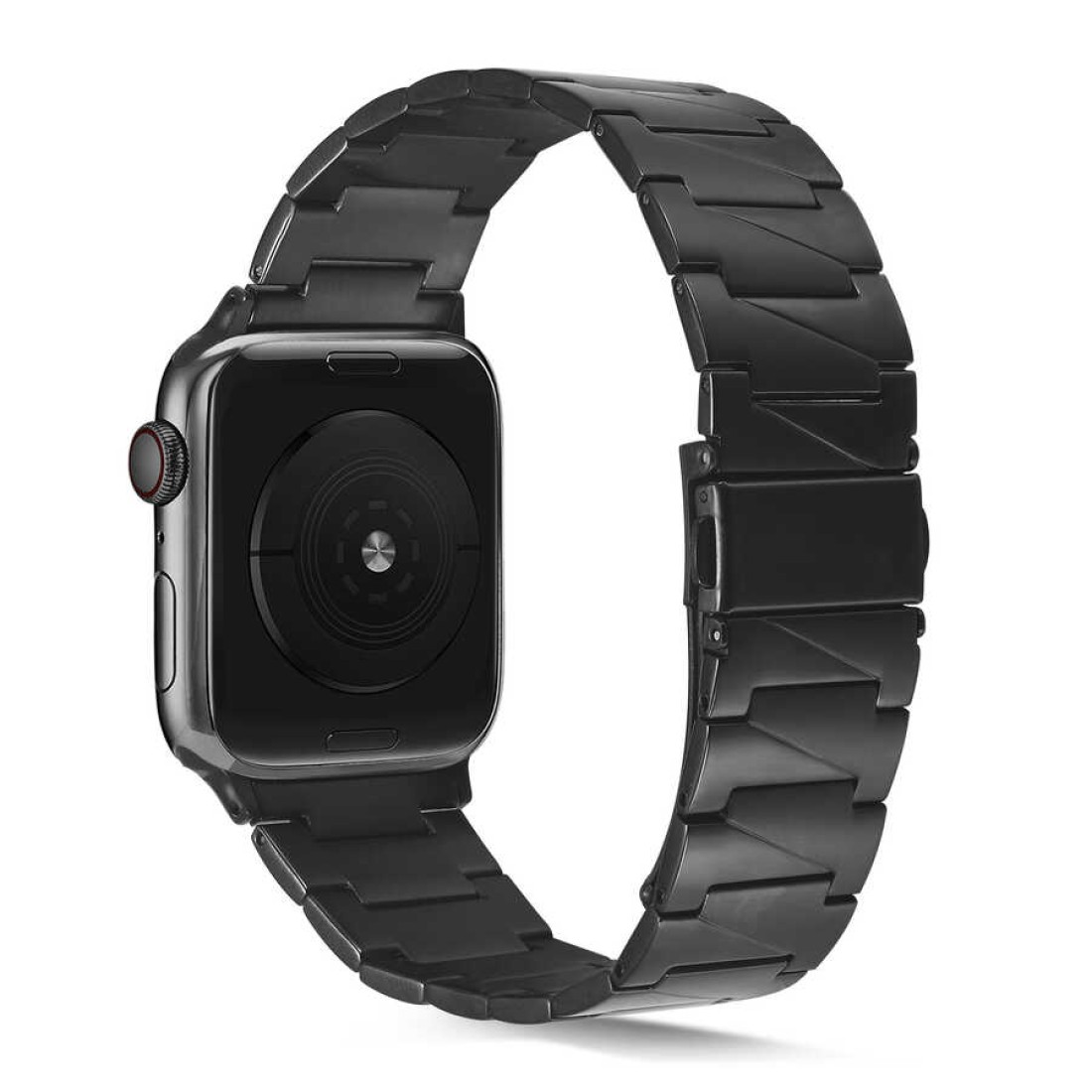Apple Watch Uyumlu Apron Loop Çelik Kordon Black